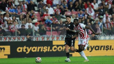 1’lik eşitlikle tamamlandı. Maçtan dakikalar (İlk yarı) 5. dakikada Mouandilmadji’nin