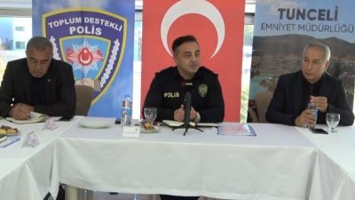 Tunceli İl Emniyet Müdürü Kazım Günay Demiralay, uyuşturucuyla mücadeleyle ilgili
