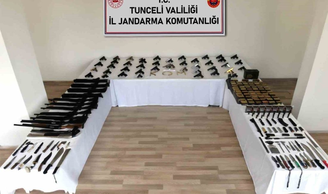 Tunceli merkezli 31 ilde silah kaçakçılarına yönelik düzenlenen operasyonda 60