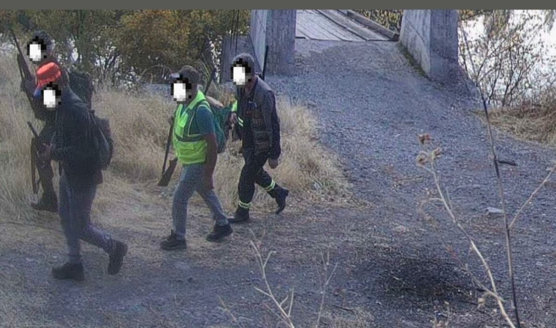 Tunceli’de usulsüz av yatığı tespit edilen 11 şahsa, 88 bin