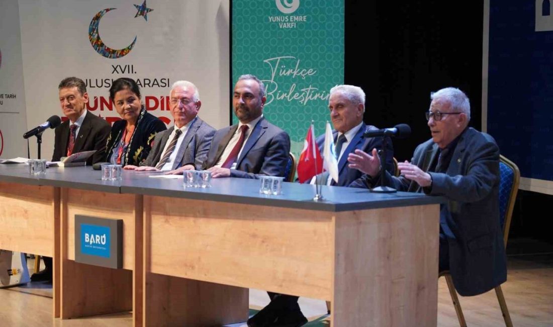 Bartın Üniversitesinde (BARÜ) düzenlenen “17. Uluslararası Dünya Dili Türkçe Sempozyumu”nda