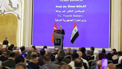 Ticaret Bakanı Ömer Bolat, Irak’ta gerçekleşen Genel Ticaret ve Müteahhitlik