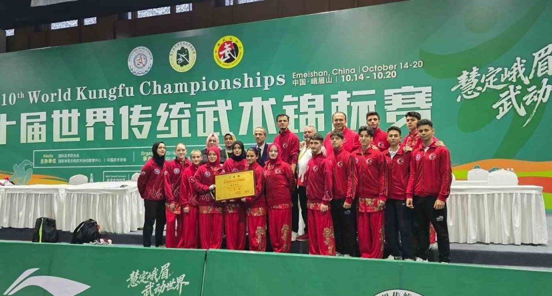 Türkiye Wushu Milli Takımı dünya şampiyonu oldu Çin’in Emeishan kentinde düzenlenen 10. Dünya Kung-fu Şampiyonası’nda Türkiye Wushu