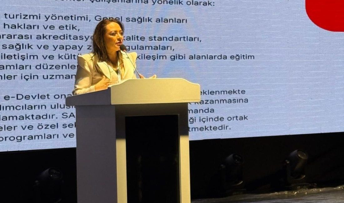 Türkiye’nin sağlık turizmi vizyonu Türk-Arap Ekonomik Zirvesi’nde anlatıldı Sağlık Turizmi Konfederasyonu (SATKOF) Genel Başkanı Prof. Dr. Aysun Bay,