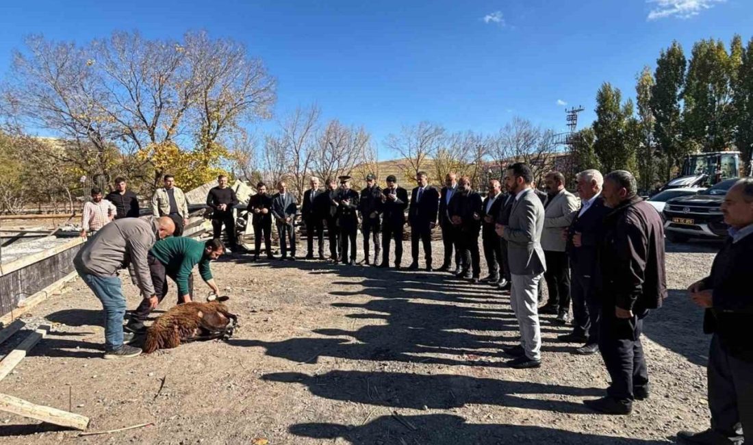 Ağrı’nın Tutak ilçesinde yapımı planlanan “Yeni Hayvan Pazarı” projesinin temel