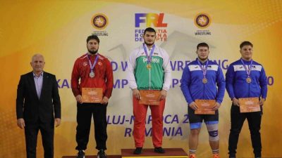 Bartın Üniversitesi (BARÜ) Spor Bilimleri Fakültesi öğrencileri uluslararası güreş şampiyonalarında