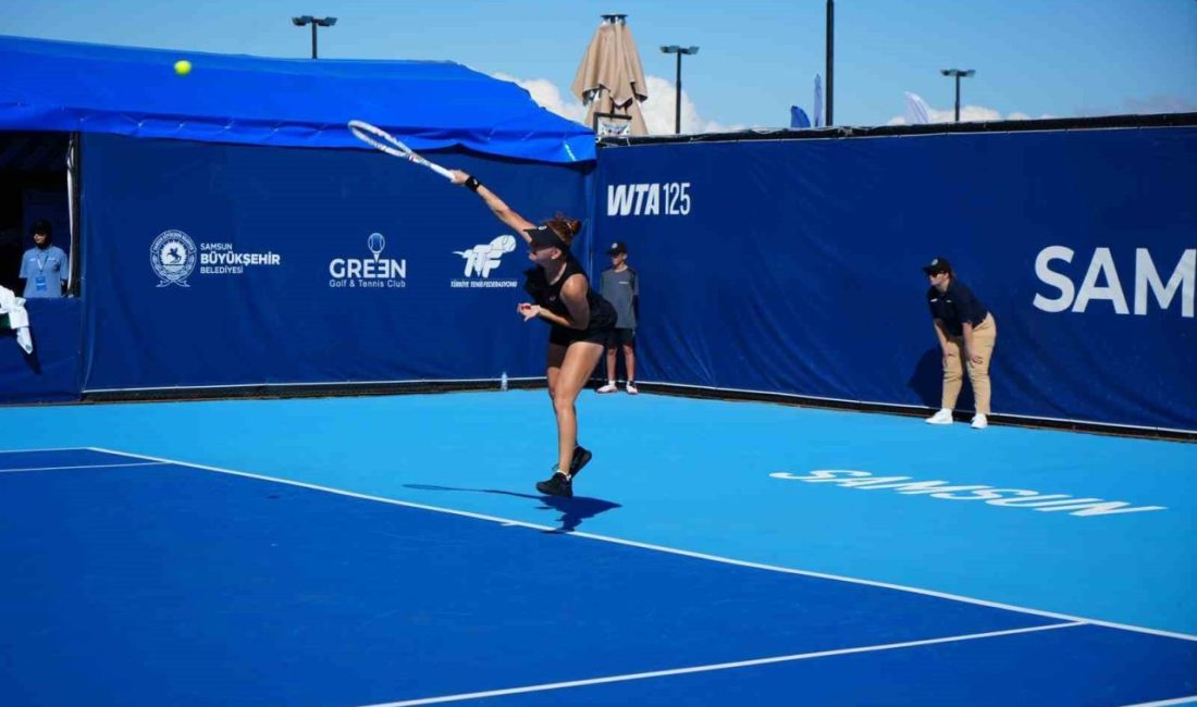 Uluslararası Samsun Open WTA 125 Tenis Turnuvası’nda ikinci tur karşılaşmaları