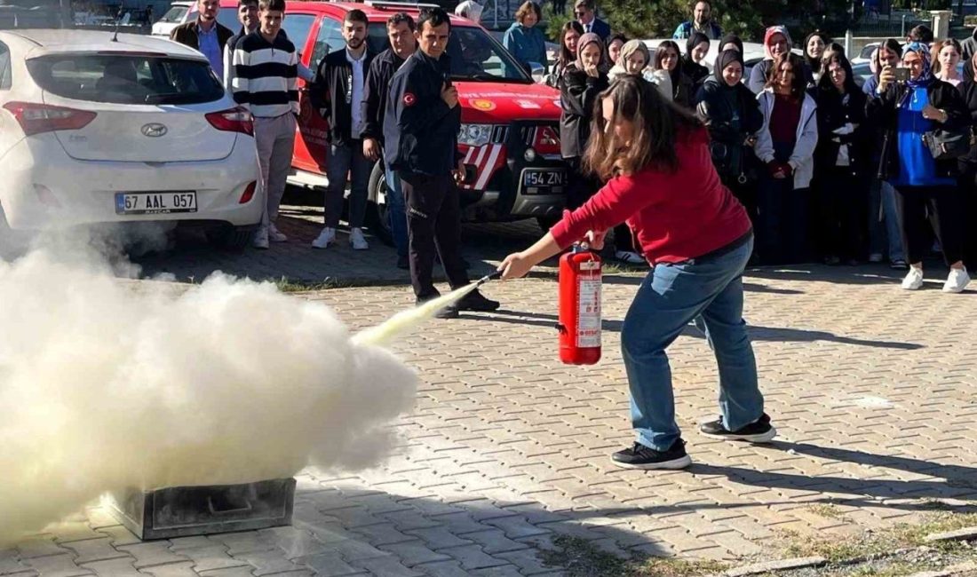 SUBÜ Ferizli MYO’da, üniversitenin İş Sağlığı ve Güvenliği Koordinatörlüğü ile