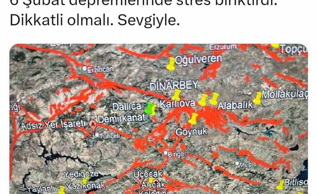 Diyarbakır’ın Hani ilçesinde meydana gelen 4.0 büyüklüğündeki depremin ardından Prof.