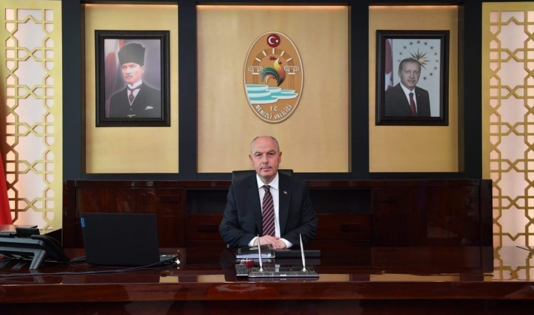 Cumhuriyetin kuruluşunun 102. Yıldönümü kapsamında mesaj yayımlayan Denizli Valisi Ömer
