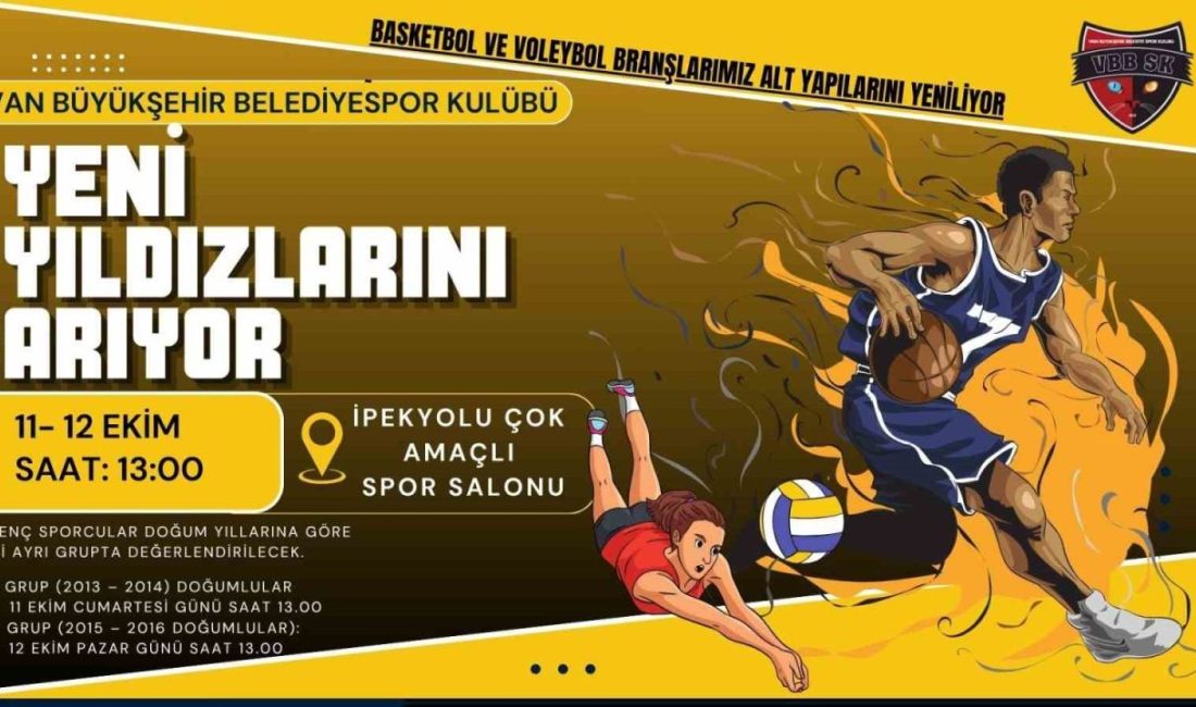 Van Büyükşehir Belediyespor Kulübü, alt yapı çalışmalarını genişleterek “Yeni yıldızlar