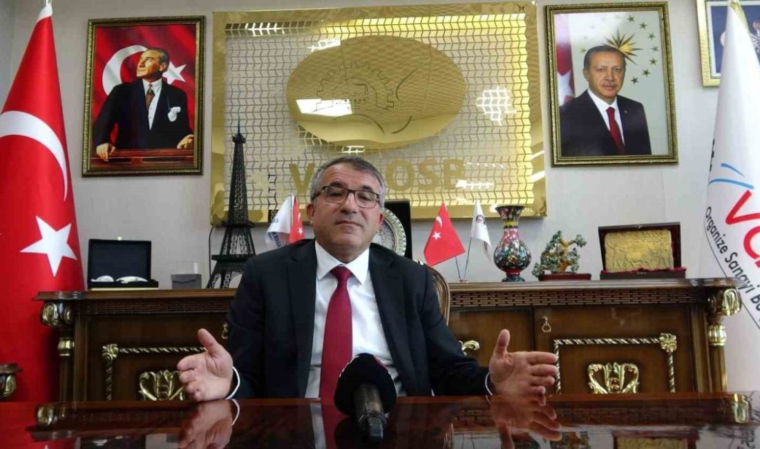 Van Organize Sanayi Bölgesi (OSB) Yönetim Kurulu Başkanı Memet Aslan,