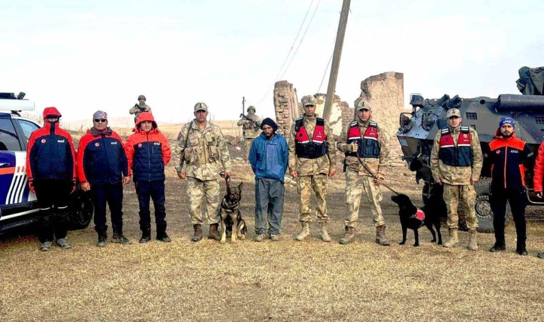 Van’ın Özalp ilçesinde kaybolan şahıs, jandarma ekiplerince yapılan çalışmalar neticesinde
