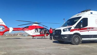 Van’da 2 günlük kalp hastası bebek, ambulans uçakla İstanbul’a sevk