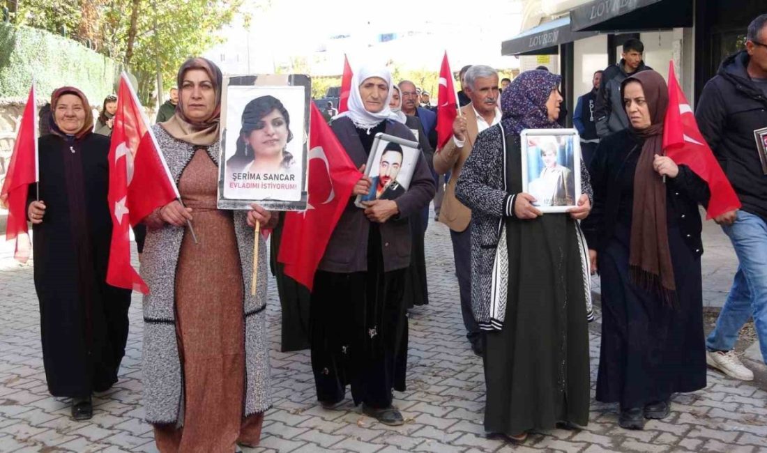 Terör örgütü PKK tarafından çocukları dağa kaçırılan ailelerin başlattığı evlat