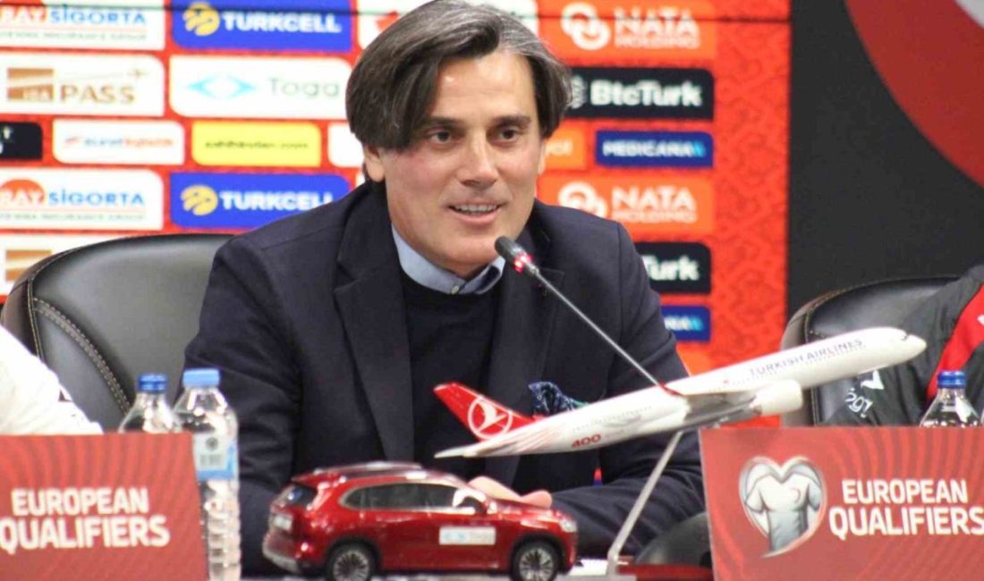 A Milli Futbol Takımı Teknik Direktörü Vincenzo Montella, Gürcistan maçı