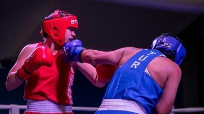 U19 Avrupa Boks Şampiyonası’nda kadınlar 65 kg kategorisinde Yağmur Teke,