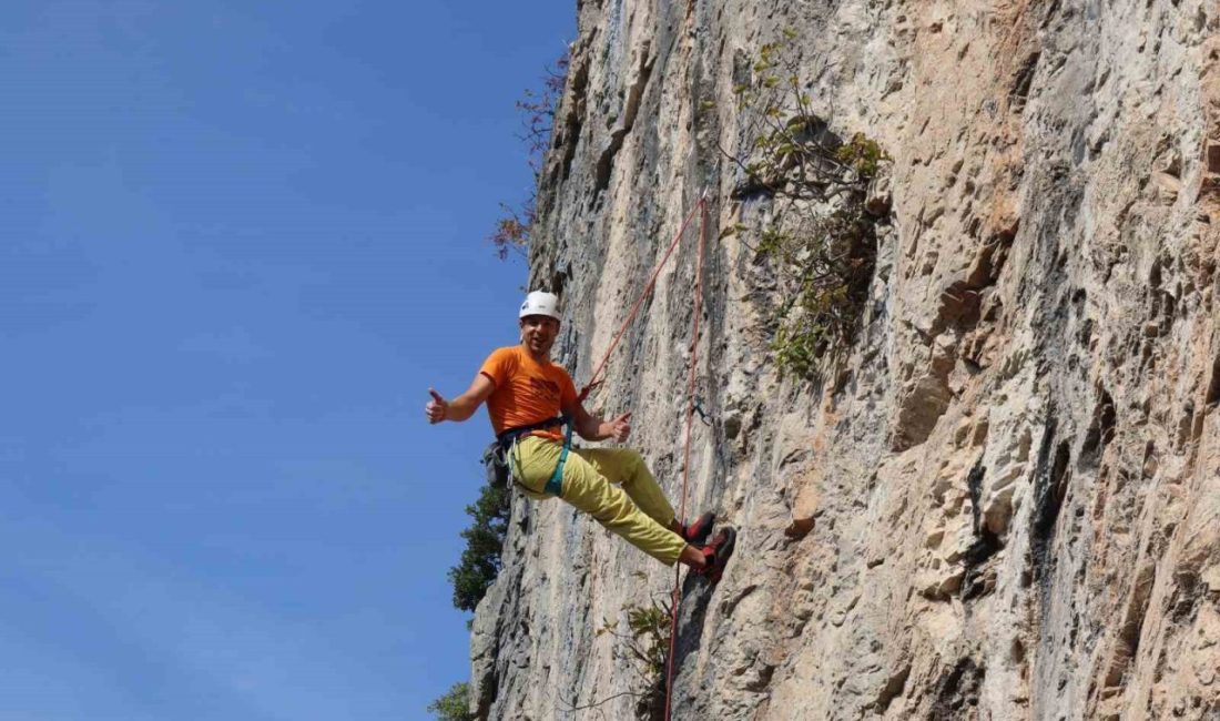 Yalova’nın yeni tırmanış noktası olan Safran Tırmanış Bahçesi doğa ve