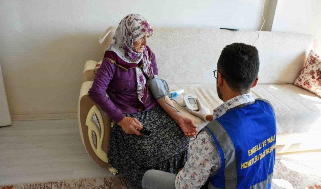 Diyarbakır Büyükşehir Belediyesi ekipleri, 1 Ekim Dünya Yaşlılar Günü nedeniyle