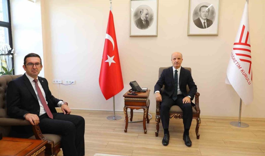 Yükseköğretim Kurulu Başkanı (YÖK) Erol Özvar, Kosova Cumhuriyeti’nin Ankara Büyükelçisi