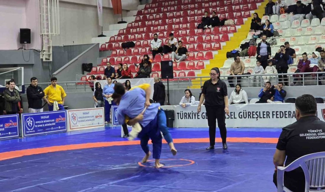 Hindistan’da düzenlenecek Kuşak Güreşi Dünya Şampiyonası’na katılabilmek için sporcular Yozgat’taki