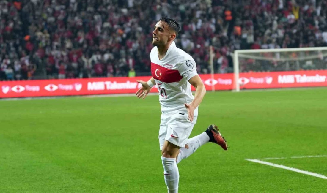 Milli futbolcu Yunus Akgün, Gürcistan müsabakasıyla A Milli Futbol Takımı’ndaki