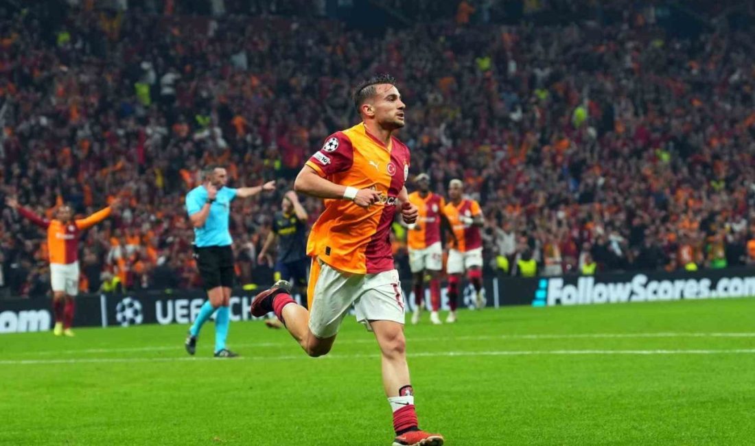 Galatasaraylı futbolcu Yunus Akgün, Bodo/Glimt maçıyla birlikte bu sezon UEFA