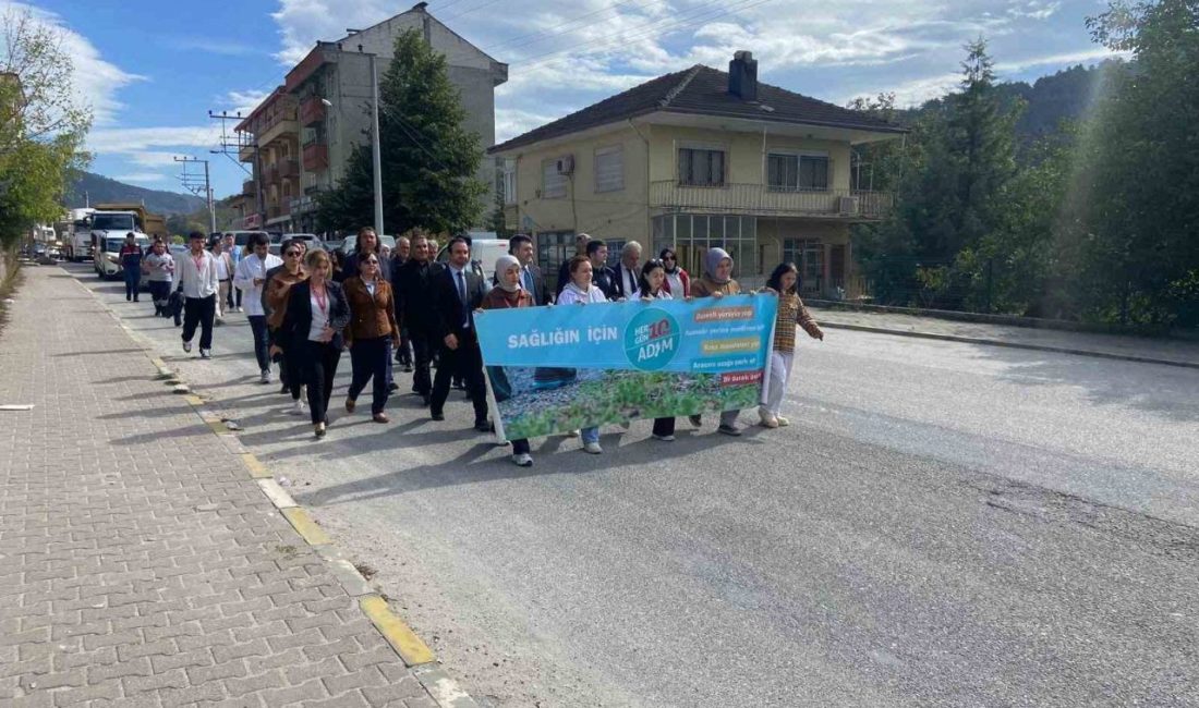 Dünya Yürüyüş Günü kapsamında Yığılca’da sağlıklı yaşamı teşvik etmek ve