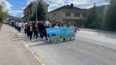 Dünya Yürüyüş Günü kapsamında Yığılca’da sağlıklı yaşamı teşvik etmek ve